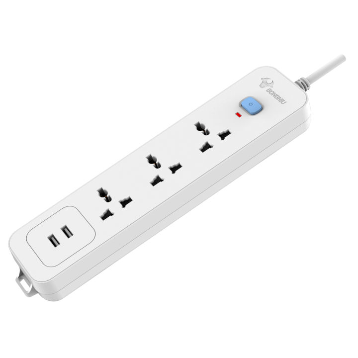 Extension%20Board%20Surge%20Protector%20Power%20Strip%20GONGNIU%20N103U-%203%20Way%20Extension%20Board%20with%20Universal%20Sockets%20and%20Master%20Switch%20Extension%20Cord,%202USB%20Port,%20German%20VDE%20Certified%203%C3%970.75mm%202%20Cable%20of%203m%20full%20length%20Desk%20Charging%20Station%20Wall%20Mount%20for%20Home%20Office%20-%20Image%203