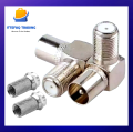 90° Right Angled TV Cable Pin for TV and LCD/LED with Connector RG6 L TV PIN. 