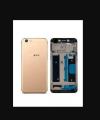 OPPO A57 Complete Metal Housing Full Body Casing Replacement Parts Case With Side Volume Buttons ( Middle Frame Plate And Back Frame) - Gold. 