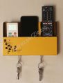 Multi Purpose Wall Mounted Remote Control Stand, Mobile Holder, Key Chain Hanging Stand. 