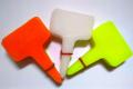 5 Pcs of Unique Plastic Plant Labels T-Type Nursery Garden Markers Reusable Seedling Flower Tag. 