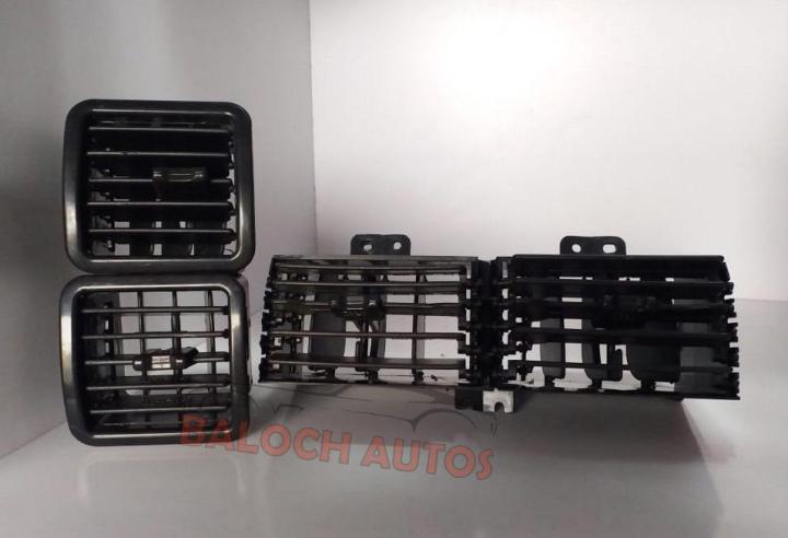 Suzuki Cultus Old A/C Grill (left,Right, 2 Center) (4 Pieces Set)
