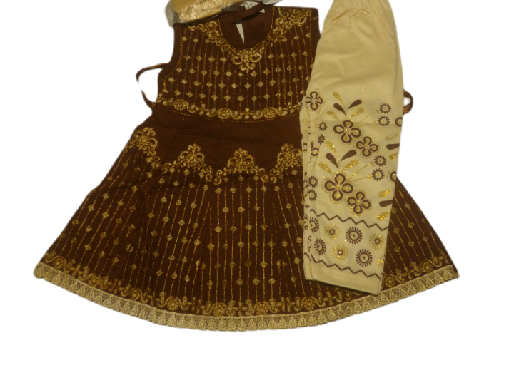 Baby Girl summer Frok with pajama party dress  for  1 to 4 year