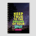 Spiral Notebook A4 or A5  -  Motivational. 