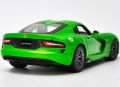 2013 SRT Dodge Viper GTS Green 1/18 Diecast Model Car by Maisto. 