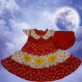Baby Girl Frok with Necker for summer for 0 to 2 year. 