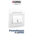 Vivace Double Pole Switch with Neon, 20A Double Pole Switch, Light Switch, DP Switch, Toggle Double Pole Quiet Switch, Double Pole Switch with Neon, Clipsal Switch, VIVACE-KB31D20NE. 