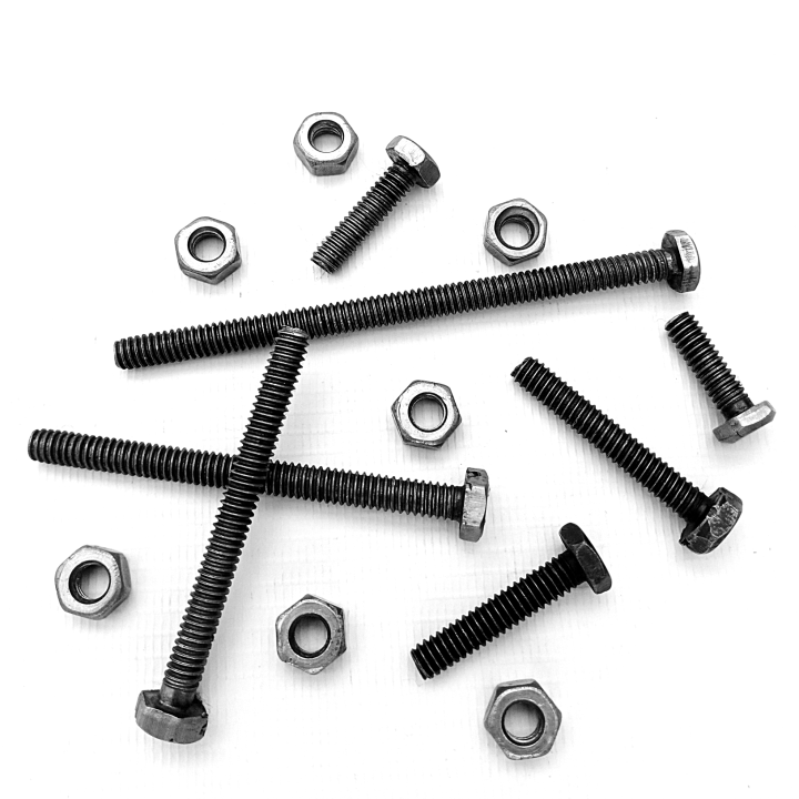 10Pcs%20Pack%201/4%20inch%20Width,%20(2%20Sotar)%20Black%20Hexagonal%20Nut%20and%20Bolt%20Screw%20Nut%20Bolt%2010%20Different%20Size%20Available%20-%20Image%208