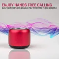 Original World's Smallest Coin Size Bluetooth Speaker - The Mini Smallest Rechargeable Music Player Loudspeaker - Premium Sound Aluminum Wireless Speakers with Call Mic - Ultra Small Best Pocket Speaker - Portable Speakers For Home Indoor Outdoor Travel. 