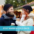 3 in 1 Winter Cap with Neck Warmer Scarf and Woollen Gloves Set and 1 Pair Socks. 
