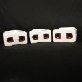 3 Pcs Electric 2 Pin Female Plug Socket High Quality Used with Male Plug. 