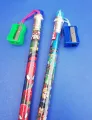 Cartoon Character Long Pencils for Kids with Fun & Functional Long  Writing Pencil with Free  Sharpener  Set ( Pack of 2 ). 