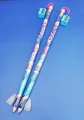 Cartoon Character Long Pencils for Kids with Fun & Functional Long  Writing Pencil with Free  Sharpener  Set ( Pack of 2 ). 