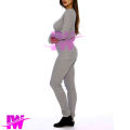 Thermal Full Body Suit for Women - Winter Warmth, Stretchable, Skin Tight, Grey (Free Size). 