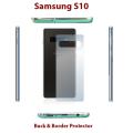 Samsung Galaxy S10 Plus Complete All Sides Borders Matte Protector Soft Skin Sheet Side Coverage For Samsung Galaxy S10 Plus. 