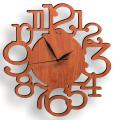 Big Size Numbers 3D Wooden Wall Clock Laser Cut MDF Wooden Wall Clock. 