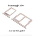 Samsung J4 Plus Sim Tray - Golden Sim Jacket For J4 Plus. 