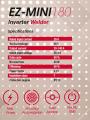 Energizer Inverter Welder  EZ-MINI 180                   180 A, 26.4 V. 