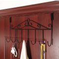 Over Door Hanger with 7 Hooks, Metal Over the Door hanger, Door Hooks, Hanging Storage Rack for Clothes, Bedroom, Bathroom, Door hanger for Home, Office Kitchen. 