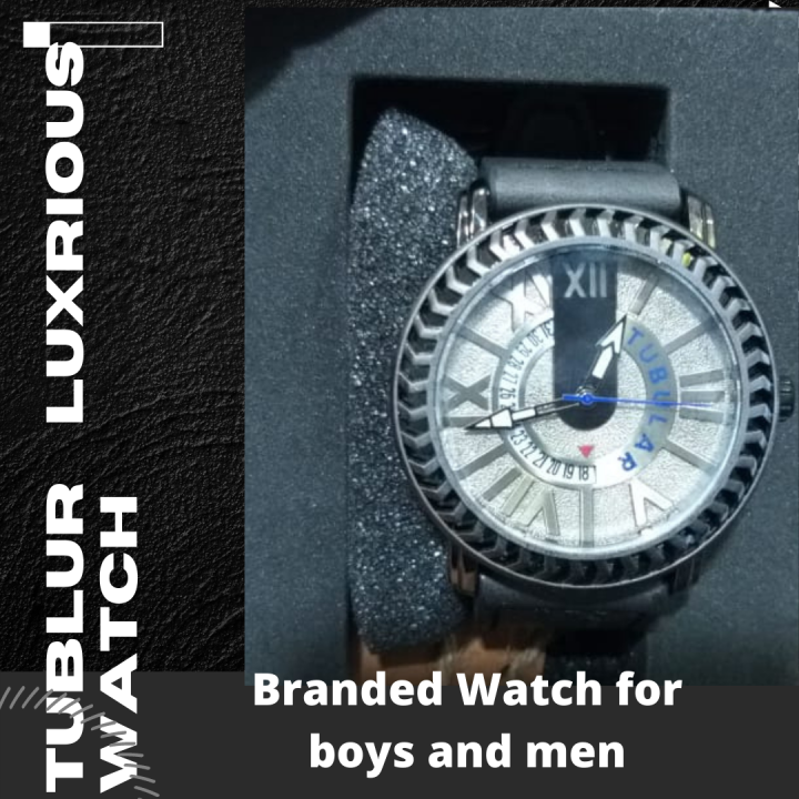 Tublur Original Watch for Boys and Mens | High quality unqiue design Luxury wrist watch with leather belt for men with free box in 2021x
