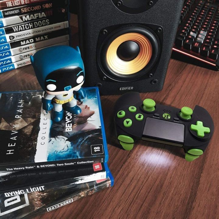 Wireless%20Controllers%20for%20PS4%20for%20PlayStation%204%20Controller%20Double%20Vibration%20Controller%20for%20PlayStation%204/%20Pro/%20Slim%20with%20Bluetooth,%20Six-Axis%20Gamepads%20Joystick(%20Black)%20-%20Image%209