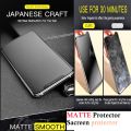 Samsung Galaxy A52 | A52s Matte Glass protector 9D / 21D Ceramic Sheet Fiber PUBG Hybrid Film Unbreakable Temper Gorilla Glass. 