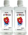 Art Resin Ratio 1:1 - 100% IMPORTED Epoxy Resin - Crystal Resin (1000ml). 