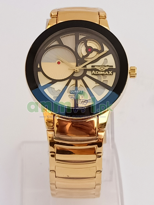 Adimax%20Full%20Gold%20Steel%20Elegant%20Men's%20Fashion%20Quartz%20Watch%20-%20Image%203
