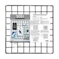 mesh shelves hanging wall Wire Mesh Mesh display rack boutique ornaments pylons hook mesh frame. 