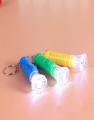 Pack of 4 Mini Plastic Torch Portable LED Light Keychain. 