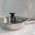 Sonex Supreme Frying Pan with Glass Lid – Stainless Steel Double Pende Wala Encapsulated | Available in 20cm, 22cm, 24cm. 