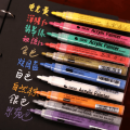 STA Permanent Acrylic Paint Markers Set 12 Colors Art Permanent Markers for DIY Glass, Ceramic, Rock, Wood, Canvas. 