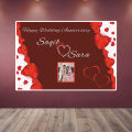 Wedding Anniversary Party Backdrop Printed On Panaflex. 