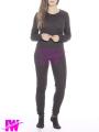 Women Ladies Girls Premium Full Body Suit Thermal Body Warmer Skin Tight Stretchable Innerwear Winter Warm Long Johns Trouser Pajama Full Sleeve Shirt Dark Grey Full Bazoo 2nd Skin innerwear pk. 