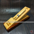 Customized Name Luxury Wooden Ballpoint Pen Gift Set with Wooden Business Pen Case Display, High Quality Office & School Pen. 