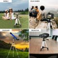 3110 Tripod Stand for Mobile Phones & Camera 360 Adjustable Tripod Stand Holder for DSLR Android IOS Best Stand for Bloggers Youtubers Ticktockers Video Maker Portable Scalable Pan Head Tripod Mount Bracket Holder Foldable Tripod Stand for Camcorders. 