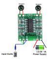 PAM8403 module Super mini digital amplifier board 2 *3W Class digital amplifier board efficient 2.5 to 5V. 