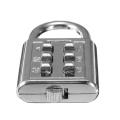 6 Digit Push Button Combination Padlock Portable Waterproof Keyless Smart Lock For Suitcase Gym School Drawer Locker Luggage Travel Bag Bicycle Scooter Tool Box Door Safety Security Protector Locks Anti Theft Dial Number Password Padlocks High Quality. 