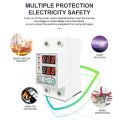 Original Tomzn 60A 230V Din Rail Adjustable Over Voltage and Under Voltage Protective Device Protector Relay. 