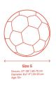 T.A Sport, Football, Club Ball, Kids Training Ball, TPU Ball, Training Ball Junior, Kids Soccer Club Team, Indoor Outdoor Play, OCTO ROUNDER WINNER, Football Size 5,Hand Made Football, and 1 infiating  niddle pin ..... 
