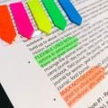 Arrow Flags Stickers -125 Flags - Neon Page Markers, Sticky Tabs For Documents Notebooks for School Office Supplies. 