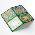Wooden Ludo Board Game Extra Large 5 in 1. 
