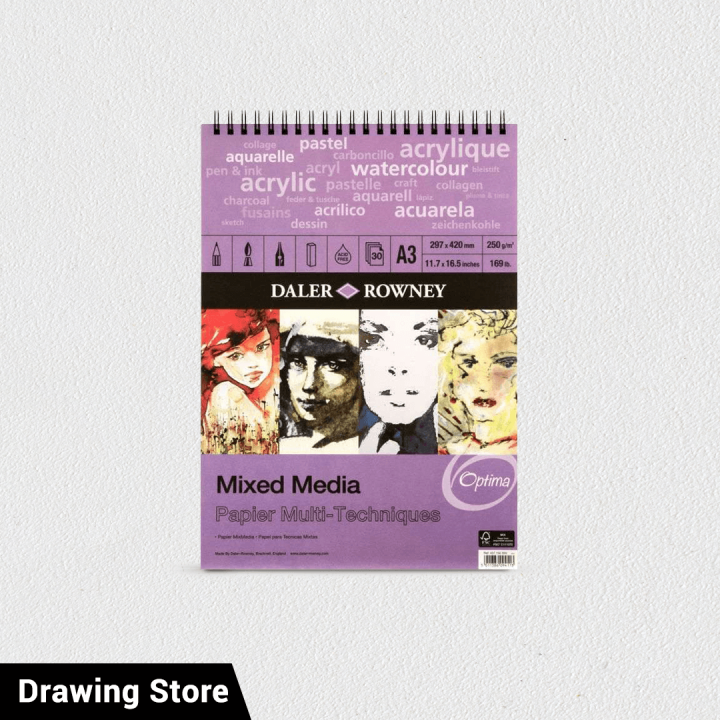 Daler Rowney Mixed Media Sketch Pads 30 Sheets