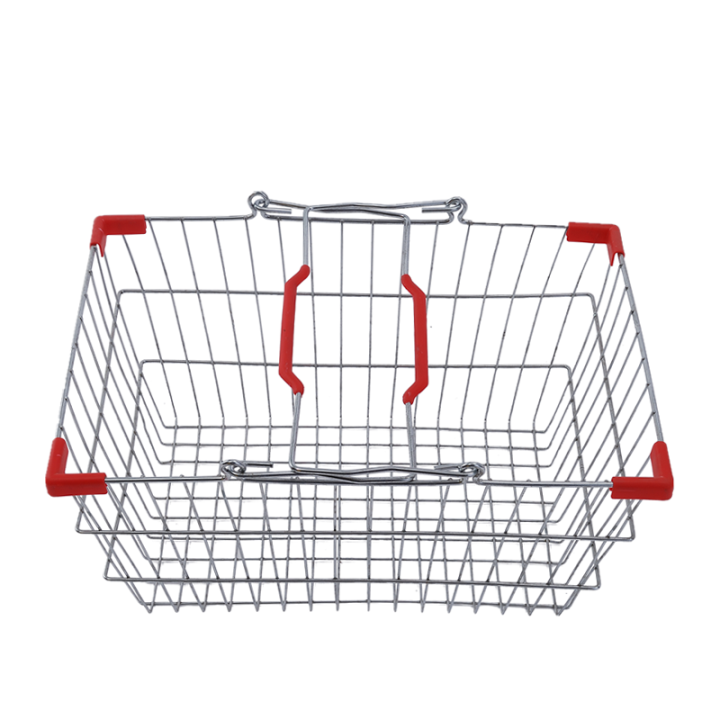 stainless steel wire handle, wire shopping basket
