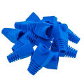 20x RJ45 Connector Boots For Cat5 Cat5e Cat6 Cate7 Strain Relief Rubber Boot Crimped Caps Covers Ethernet Network LAN Patch Cable Connector Boot Plug End Connectors Cover 20 BOOTS. 