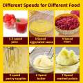 Electric Hand Mixer Whisk Egg Beater Blender Cake Baking 7 Speed Settings HM133 Home Handheld Small Automatic Cream Coffee Chocolate Whisk Mixer Beaters Genuine Kitchen Accessories Original New Best Hand Mixers HM 133. 