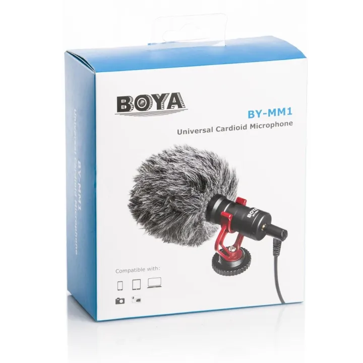 BOYA%20BY-MM1%20MM1%20Compact%20On-Camera%20Video%20Microphone%20Youtube%20Vlogging%20Recording%20Mic%20-%20Image%204