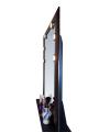 Makeup Mirror LED Dark Brown Frame (Desktop). 