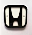 Honda monogram Plastic Front Logo for 70 and 125cc Universal Black and White. 
