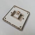 Door Bell Push Switch Waterproof China Fitting Sheet Bell Push Button- Metal Series (Coffee Colour). 